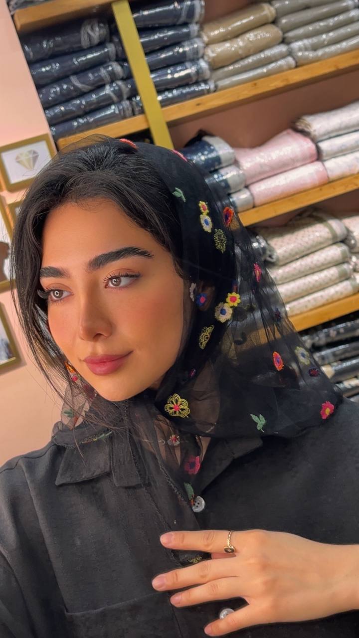 مینی اسکارف توری گلدوزی بسته3طرحی کد mm21 (عمده)
