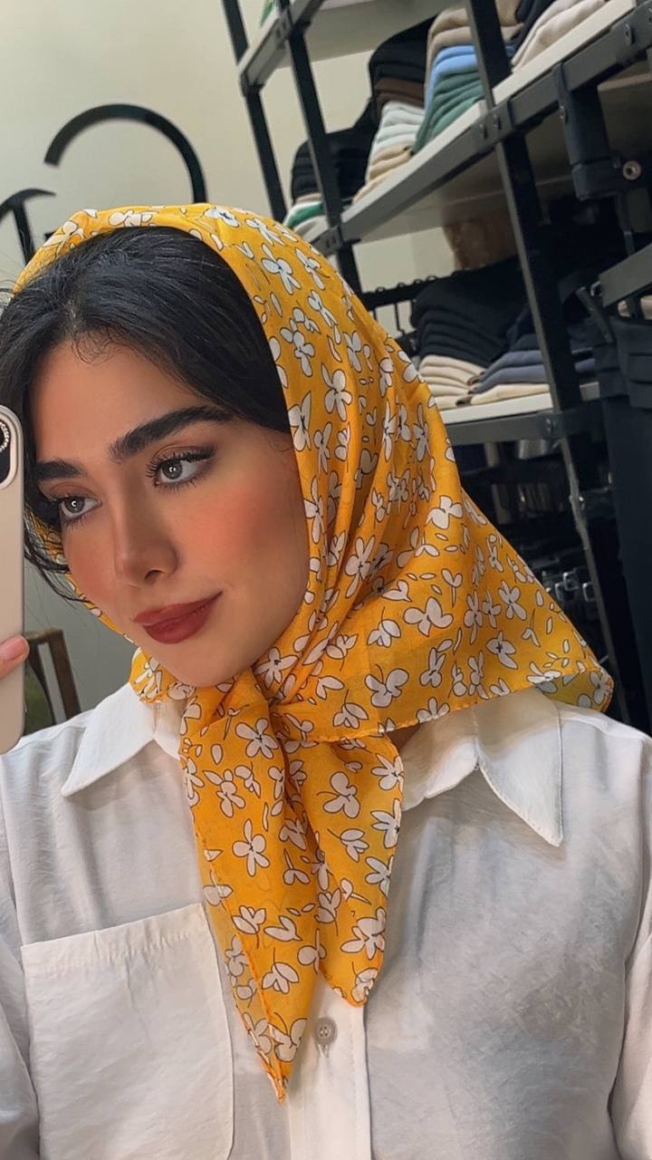 مینی اسکارف بچگانه بسته12رنگی کد mt56 (عمده)
