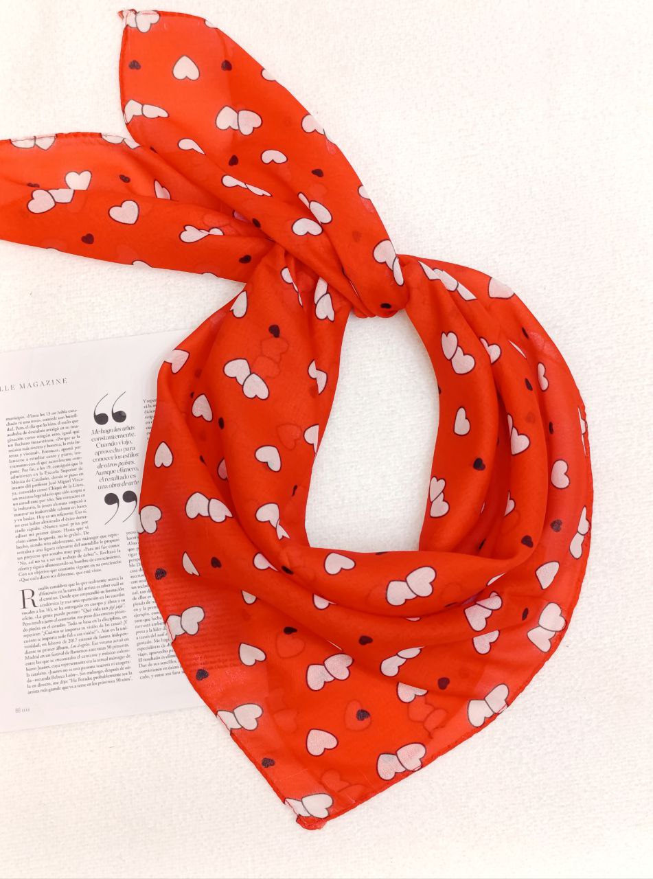 مینی اسکارف بچگانه بسته10رنگی کد mt57 (عمده)
