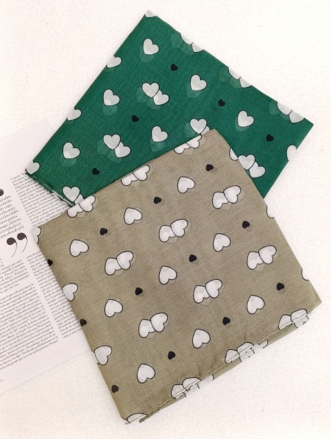 مینی اسکارف بچگانه بسته10رنگی کد mt57 (عمده)
