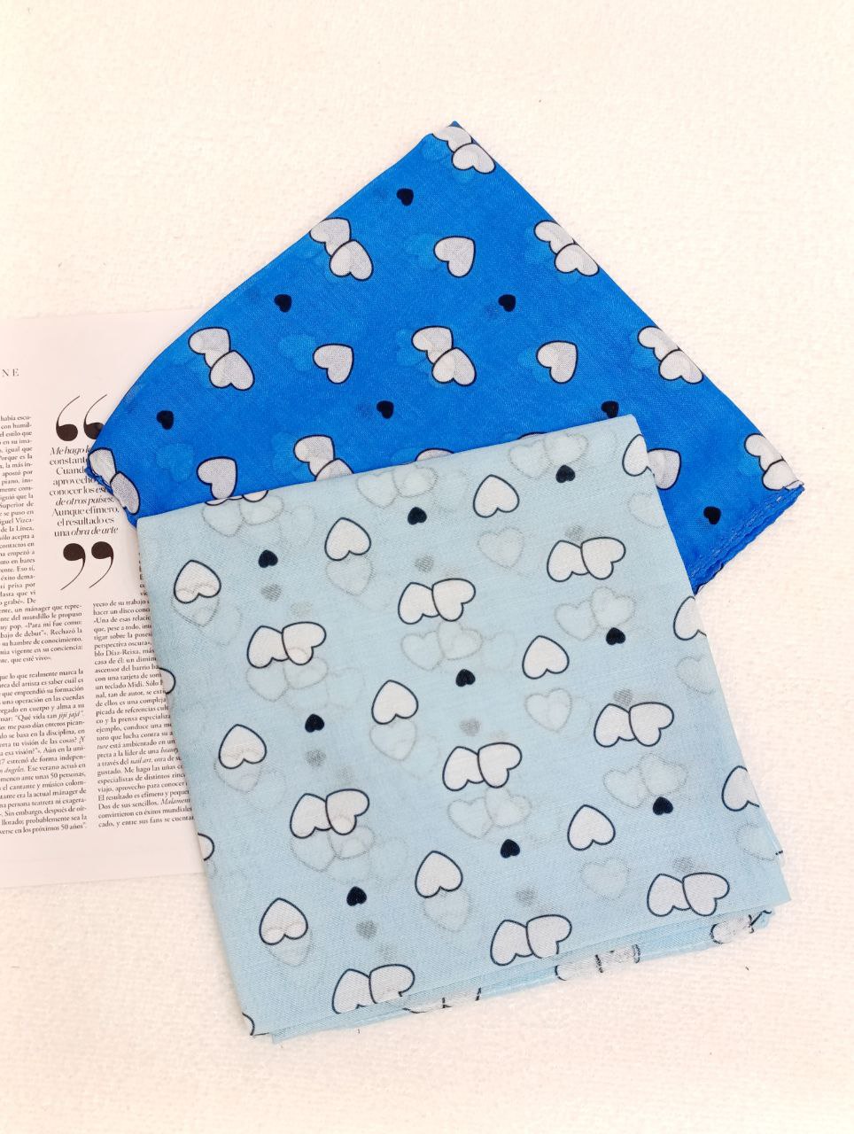 مینی اسکارف بچگانه بسته10رنگی کد mt57 (عمده)
