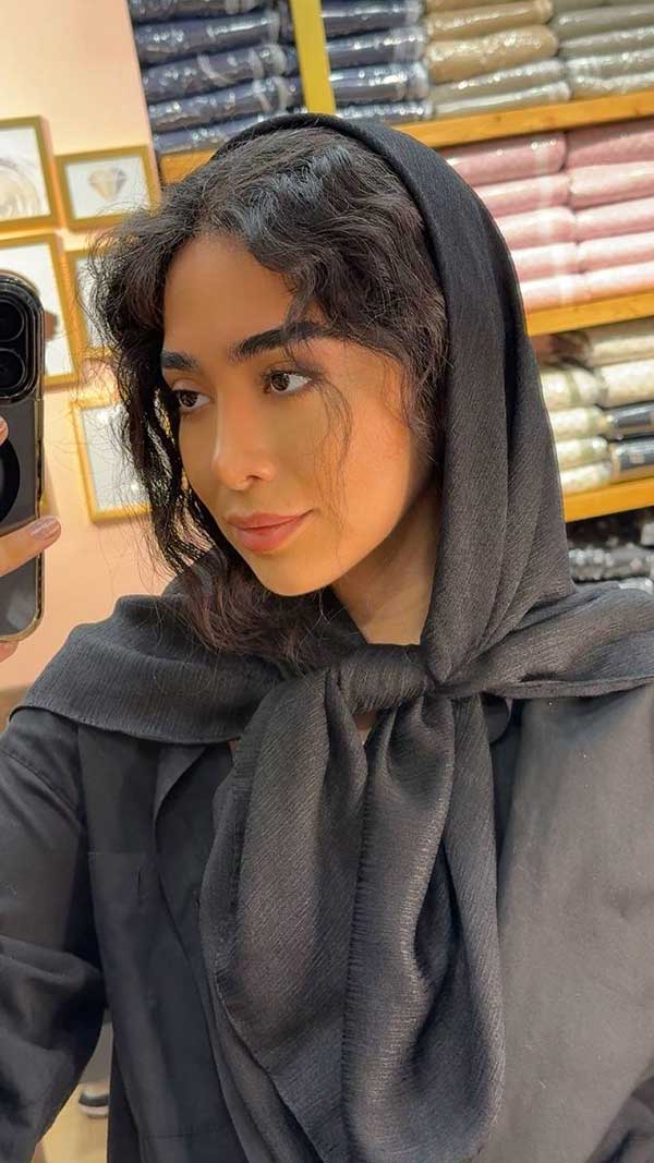 روسری درختی مشکی سری انتخابی کد rs18 (عمده)
