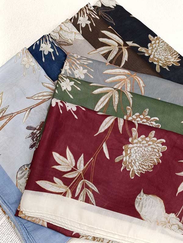 روسری طرحدار بسته8رنگی کد r101 (عمده)
