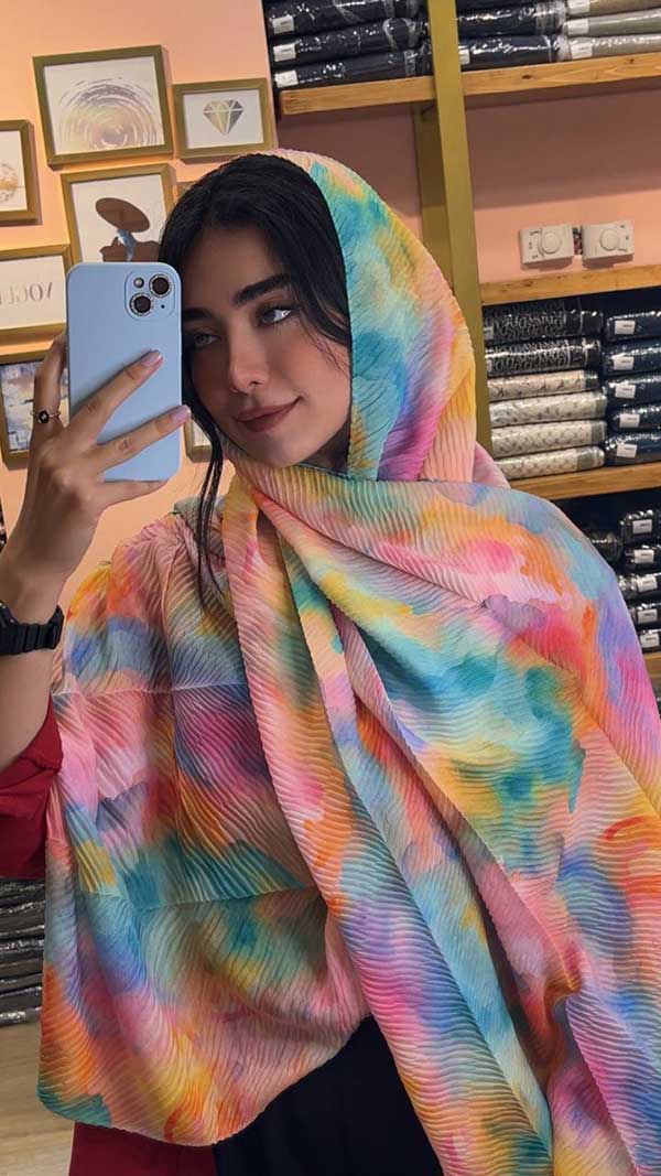 شال پلیسه ابرنگی بسته10طرحی کد sp68 (عمده)
