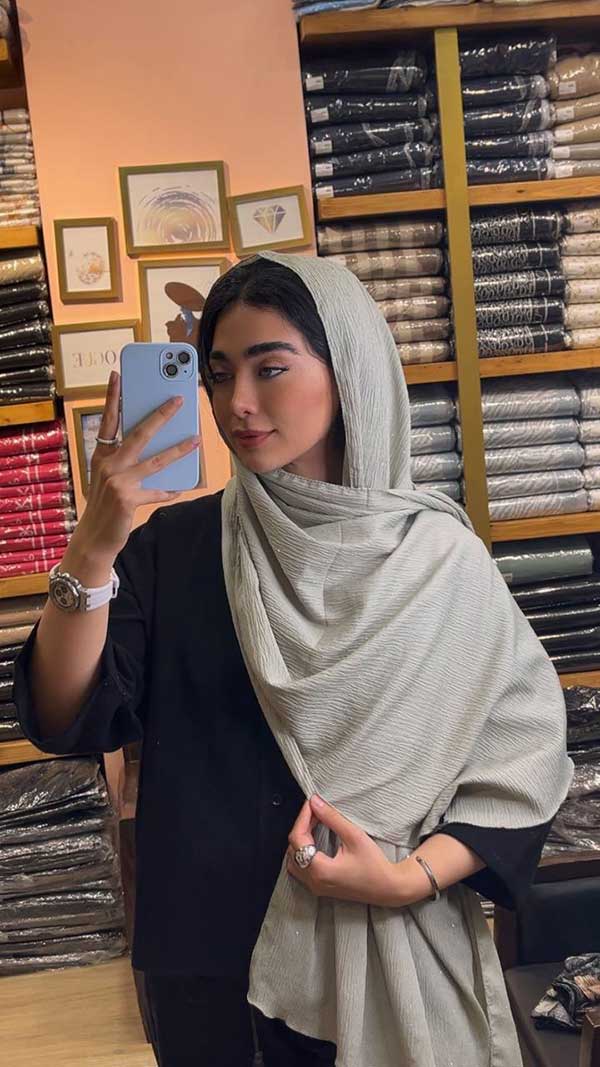 شال پفکی اکلیلی بسته6رنگی کد sa25 (عمده)
