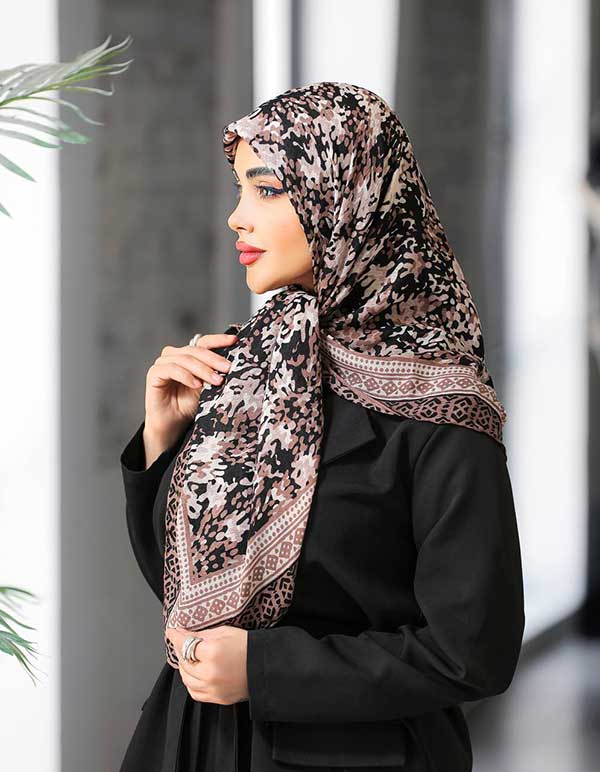 روسری چاپ خیس بسته6رنگی کد r102 (عمده)
