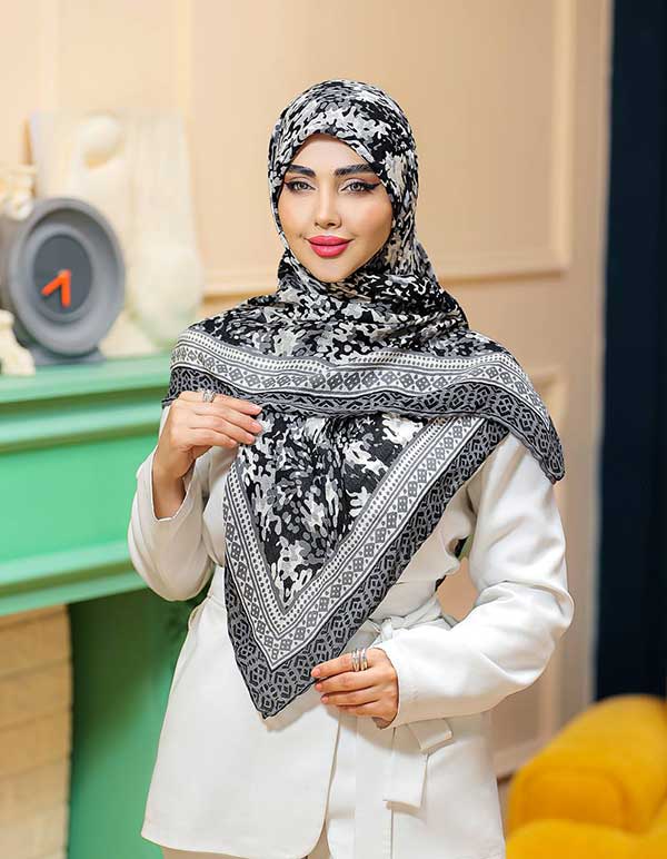 روسری چاپ خیس بسته6رنگی کد r102 (عمده)
