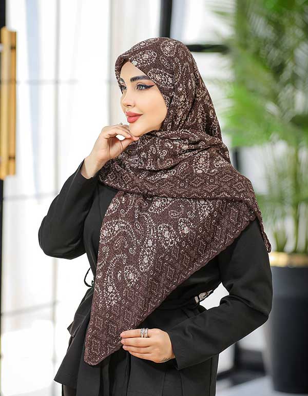 روسری چاپ خیس بسته6رنگی کد r103 (عمده)
