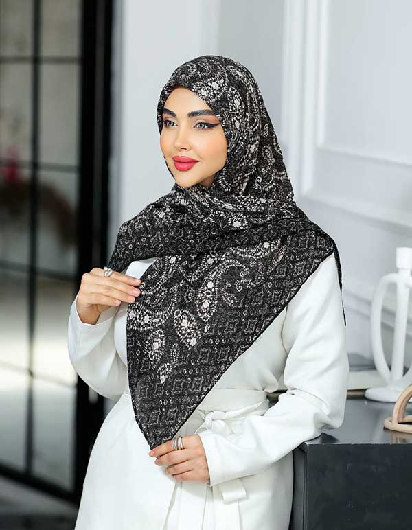 روسری چاپ خیس بسته6رنگی کد r103 (عمده)
