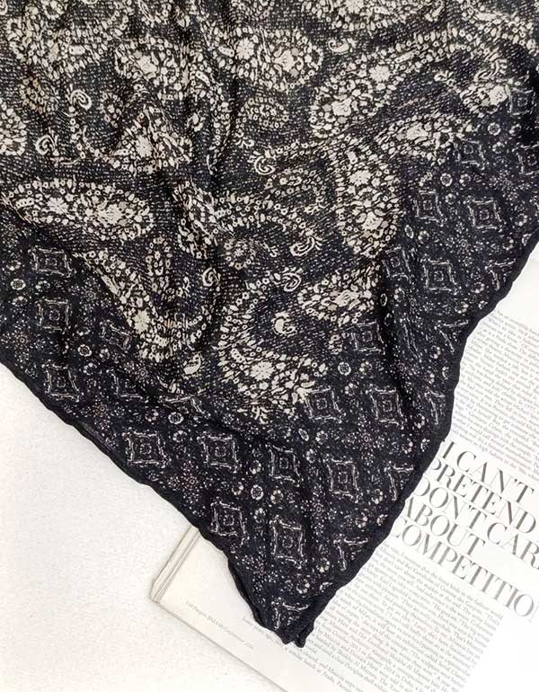 روسری چاپ خیس بسته6رنگی کد r103 (عمده)
