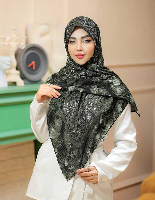 روسری چاپ خیس بسته6رنگی کد r104 (عمده)
