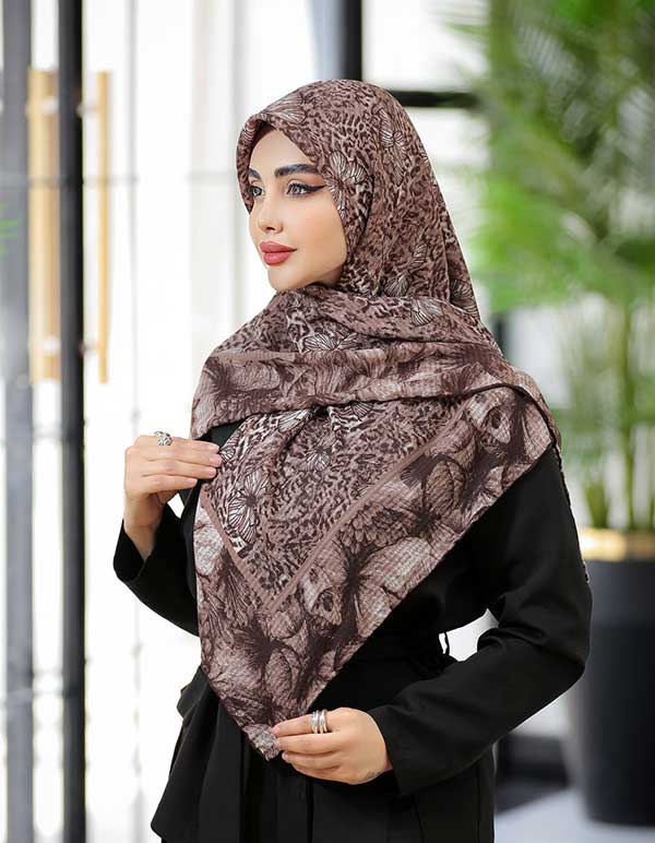 روسری چاپ خیس بسته6رنگی کد r104 (عمده)
