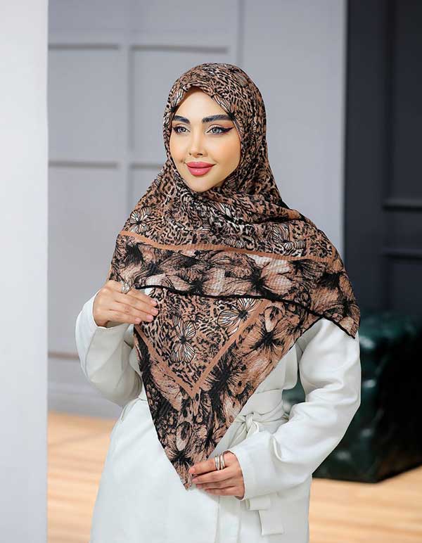 روسری چاپ خیس بسته6رنگی کد r104 (عمده)
