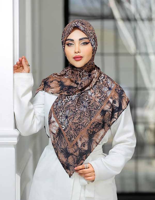 روسری چاپ خیس بسته6رنگی کد r104 (عمده)
