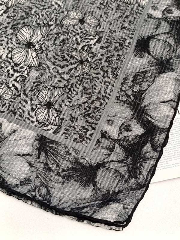 روسری چاپ خیس بسته6رنگی کد r104 (عمده)
