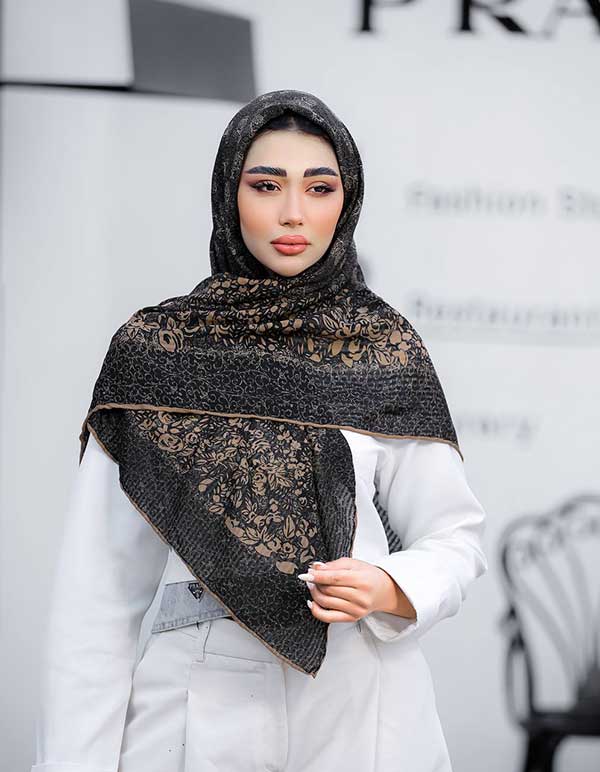 روسری چاپ خیس بسته6رنگی کد r105 (عمده)
