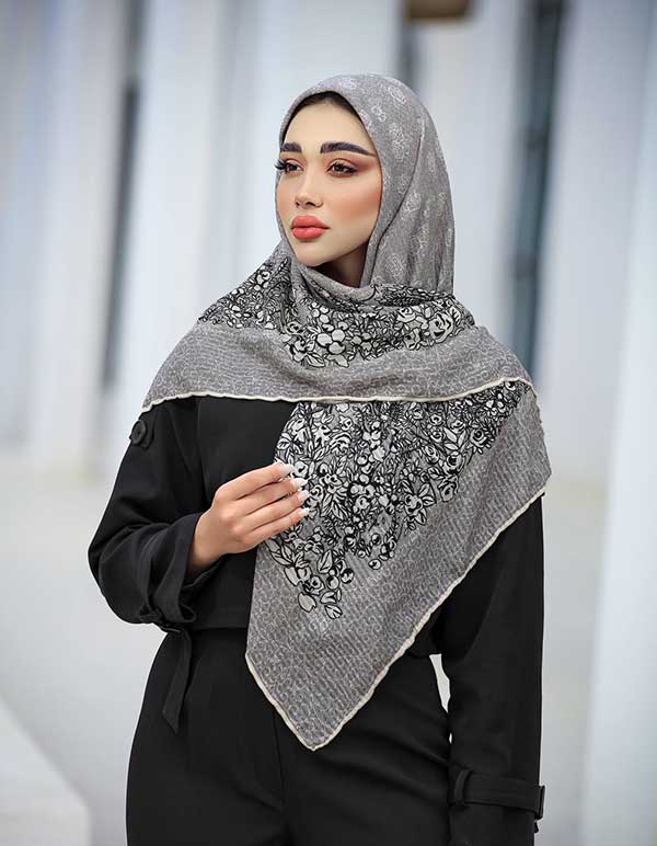 روسری چاپ خیس بسته6رنگی کد r105 (عمده)
