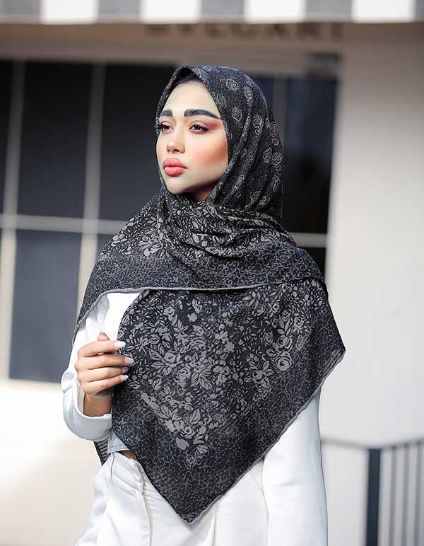 روسری چاپ خیس بسته6رنگی کد r105 (عمده)
