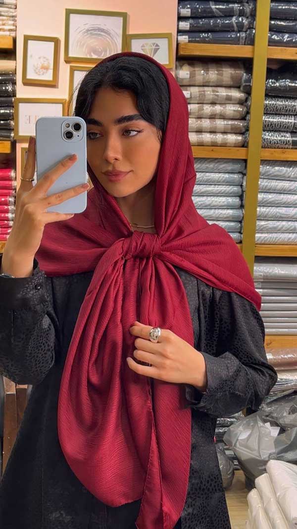 روسری درختی بسته10رنگی کد rs19 (عمده)
