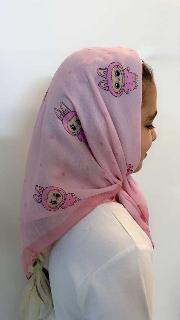 مینی اسکارف لبوبو بسته8رنگی کد mt62 (عمده)
