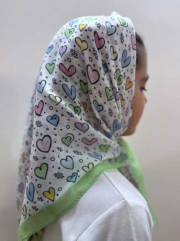 روسری بچگانه بسته8طرحی کد mt63 (عمده)
