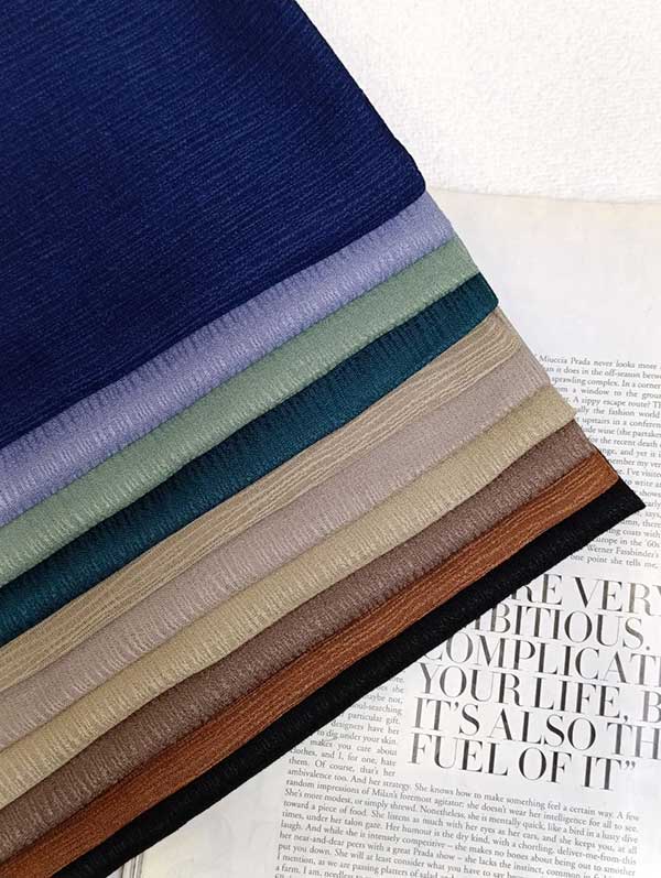 مینی اسکارف درختی بسته10رنگی کد m8 (عمده)
