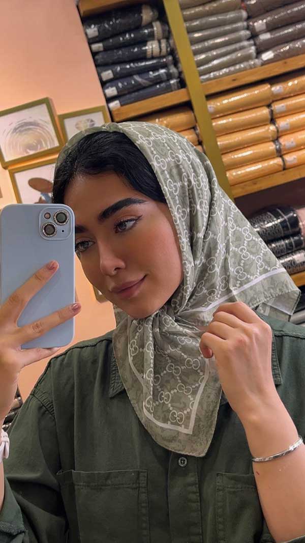 مینی اسکارف پک سبزماچا بسته10طرحی کد mt64 (عمده)
