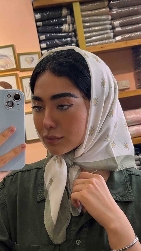 مینی اسکارف پک سبزماچا بسته10طرحی کد mt64 (عمده)
