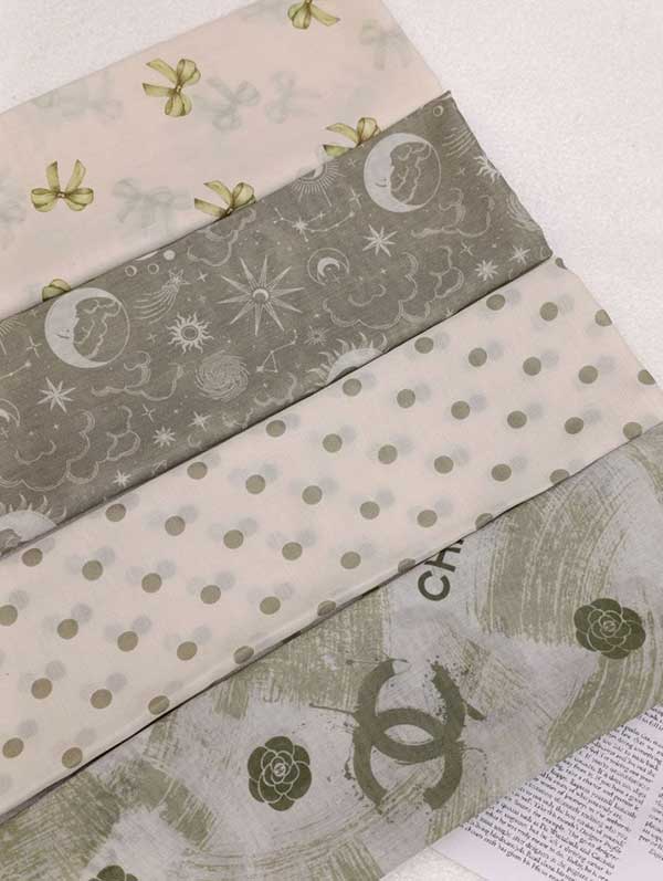 مینی اسکارف پک سبزماچا بسته10طرحی کد mt64 (عمده)
