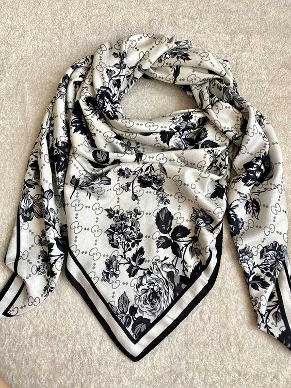 روسری سی اسکارف طرحدار بسته6رنگی کد r107 (عمده)
