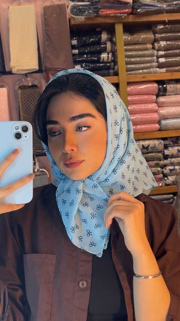 مینی اسکارف پاپیون بسته13رنگی کد mt67 (عمده)
