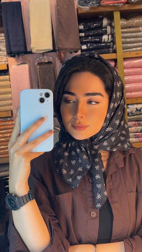 مینی اسکارف پاپیون بسته13رنگی کد mt67 (عمده)
