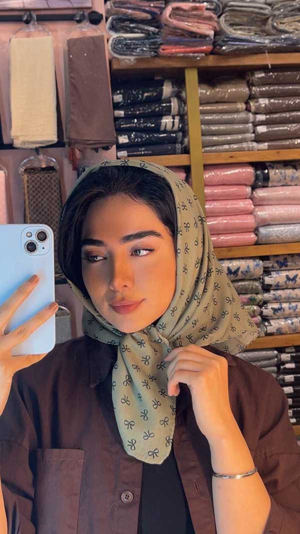 مینی اسکارف پاپیون بسته13رنگی کد mt67 (عمده)
