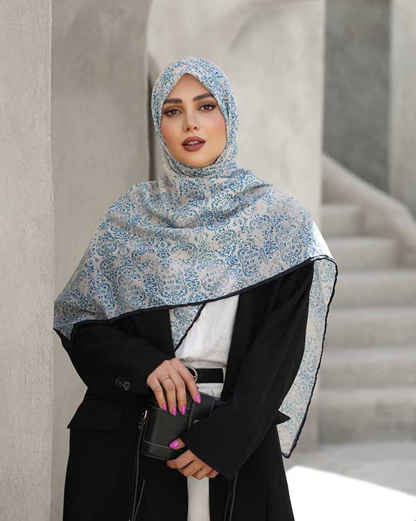 روسری گارزا دورنگ مختلف سری انتخابی کد r109 (عمده)
