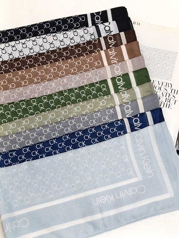 مینی اسکارف ck بسته10رنگی کد mt69 (عمده)
