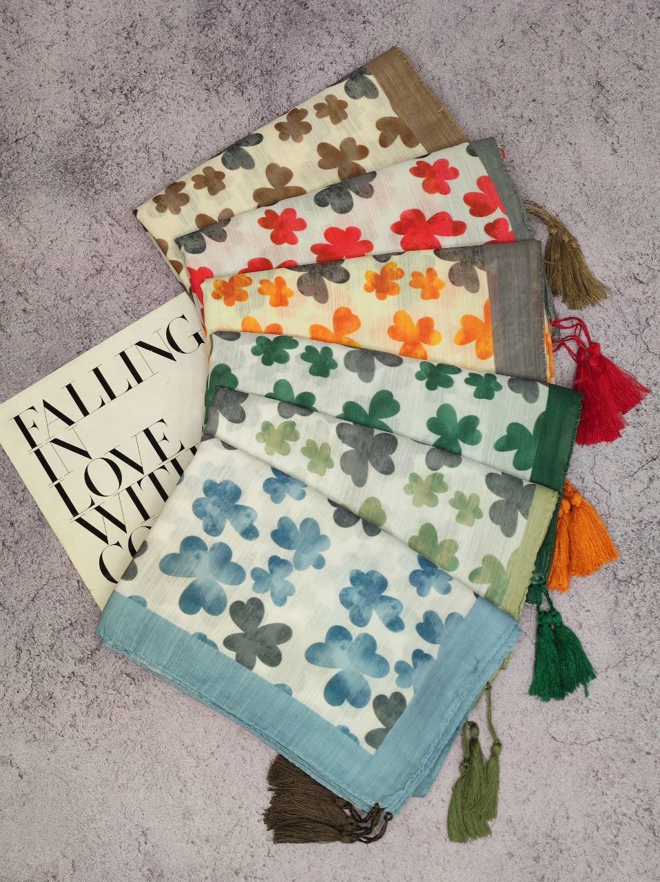 شال طرحدار بسته6رنگی کد sh16 (عمده)
