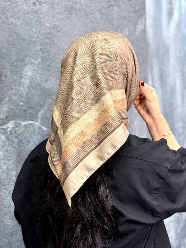 مینی اسکارف پک کرم بسته10طرحی کد mt71 (عمده)
