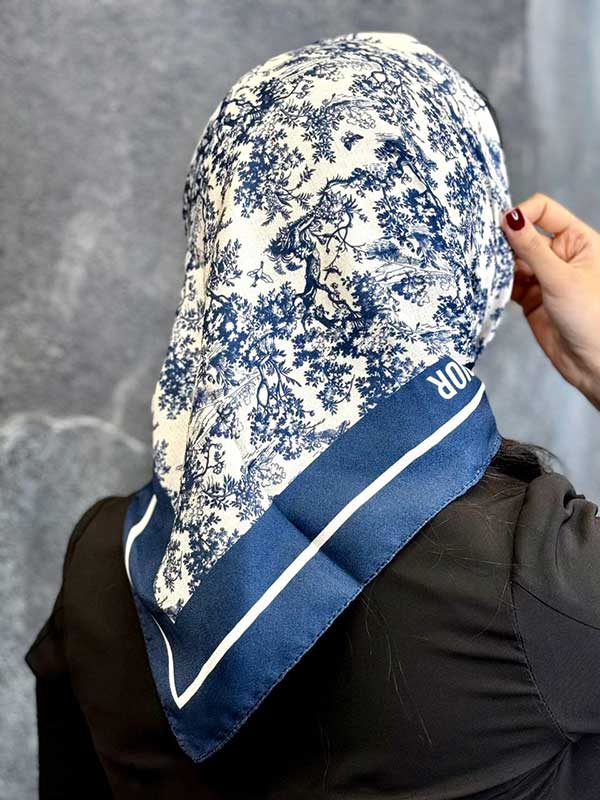 مینی اسکارف پک سورمه ای بسته10طرحی کد mt72 (عمده)
