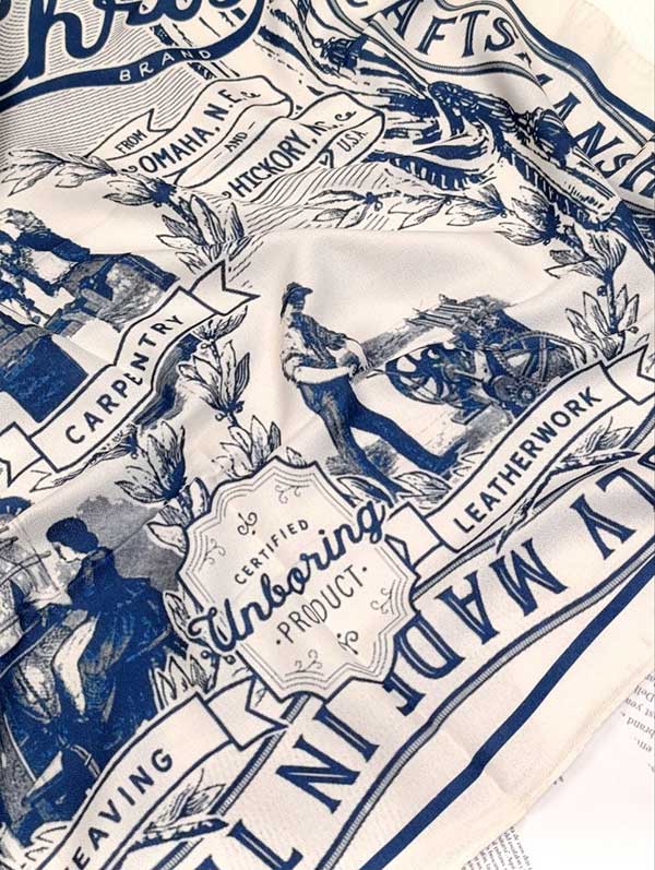 مینی اسکارف پک سورمه ای بسته10طرحی کد mt72 (عمده)
