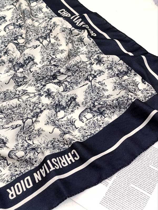 مینی اسکارف پک سفیدمشکی بسته10طرحی کد mt73 (عمده)
