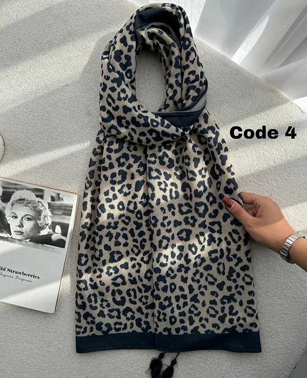 خرید شال جیر پک سورمه‌ای طرح‌دار بسته ۱۰ عددی | فروش عمده شال جیر باکیفیت
