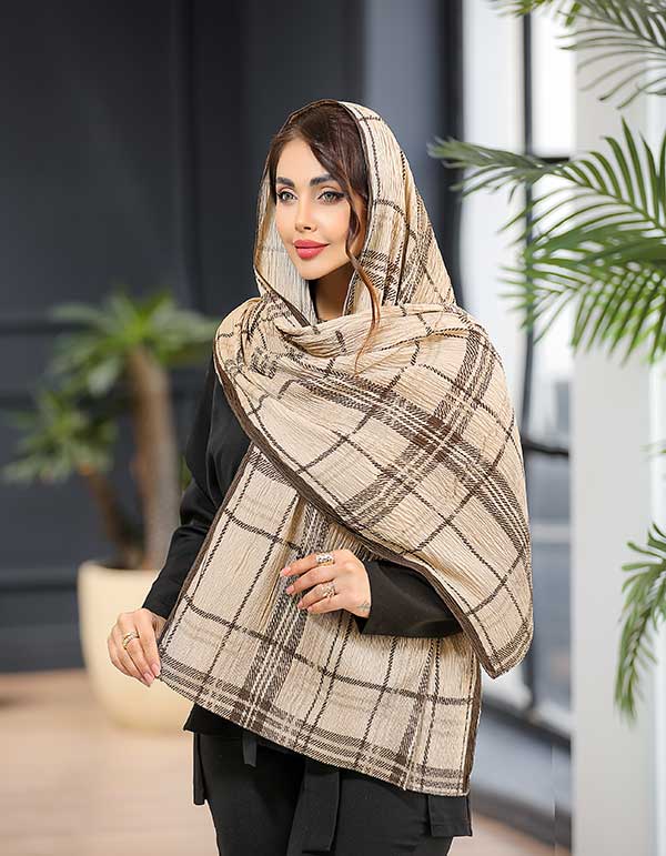 شال پلیسه پک قهوه ای بسته10طرحی کد ps40 (عمده)
