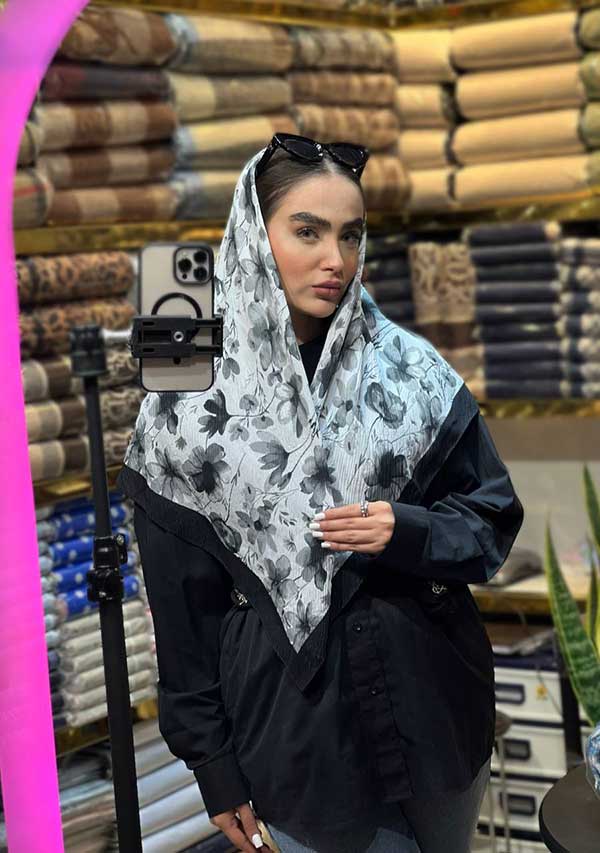 روسری پلیسه
