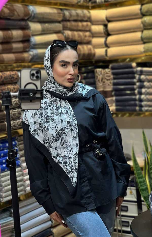 روسری پلیسه
