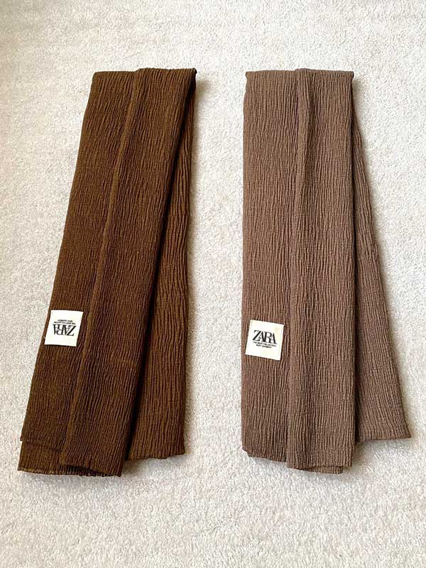 شال پلیسه پاییزه
