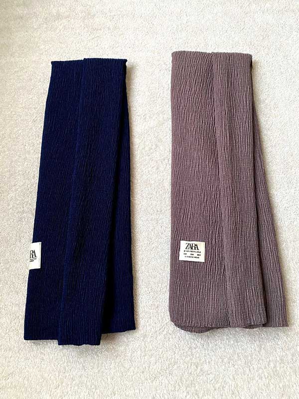 شال پلیسه پاییزه
