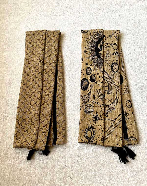 شال پلیسه پک کرم مشکی بسته10طرحی کد sp47 (عمده)
