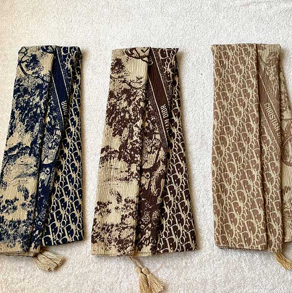 فروش عمده شال پلیسه دیور جنگلی بسته ۶ تایی | شال پلیسه شیک و پرفروش
