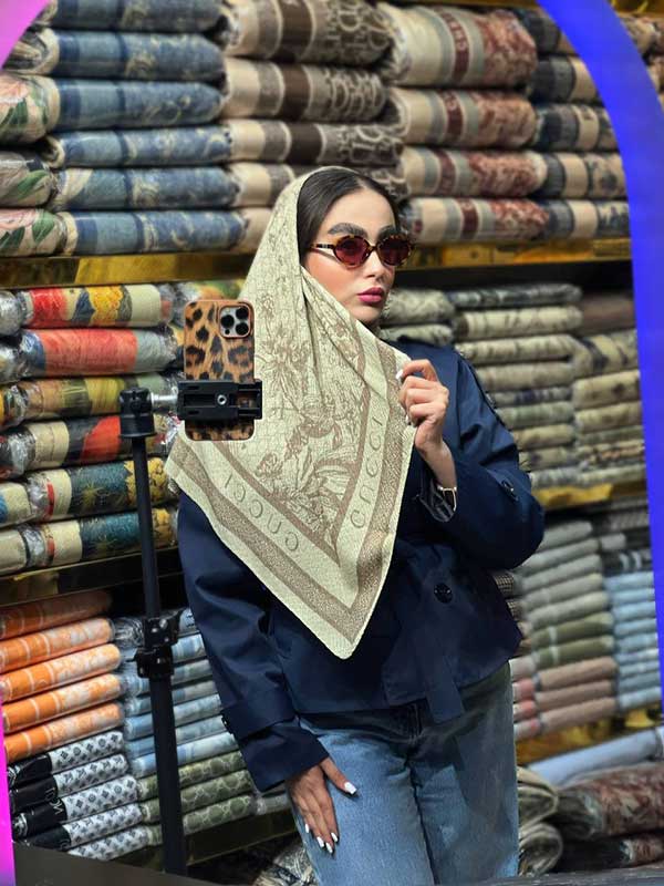 خرید روسری پلیسه بسته ۶ عددی | فروش عمده روسری پلیسه با قیمت مناسب
