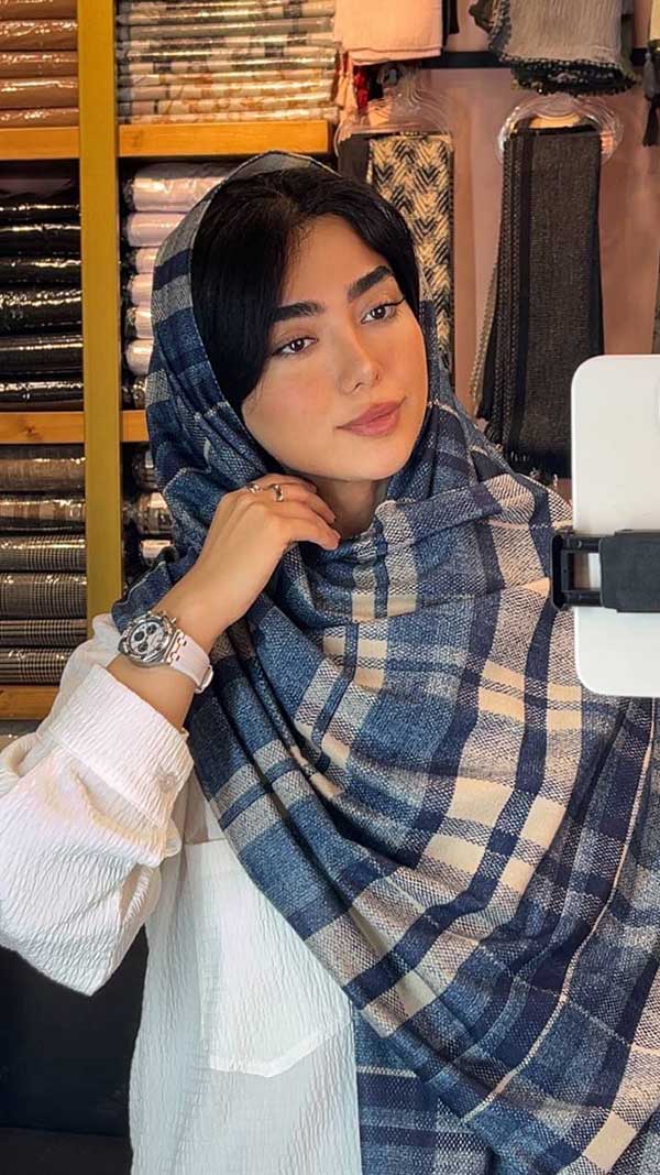 شال جیر سورمه ای
